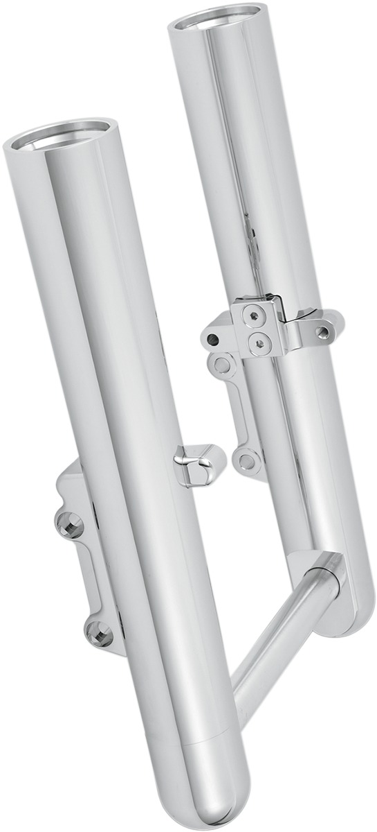 Arlen Ness Hot Leg Fork Legs Chrome Smooth Dual Disc - Click Image to Close