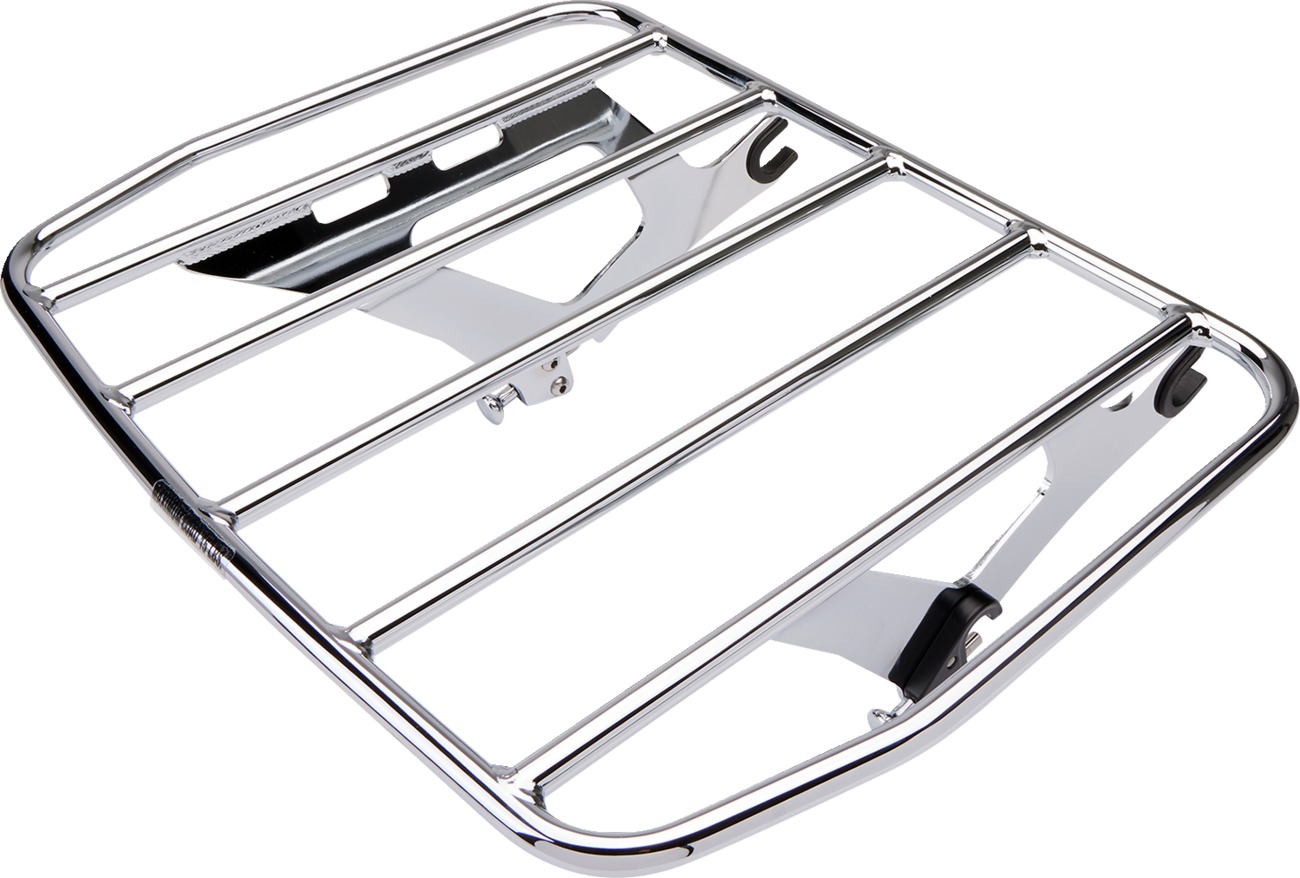 Cobra BA Flat Luggage Rack Chrome Fits Harley FLH/FLT 2009-2022 - Click Image to Close