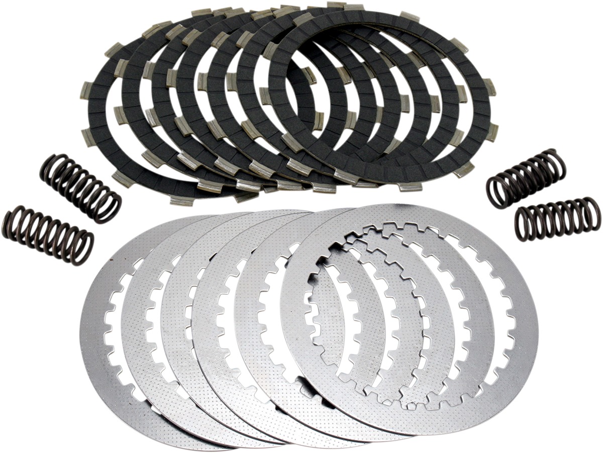DRCF Complete Clutch Kit - CFK Plates, Steels, & Springs - Honda NX XR - Click Image to Close