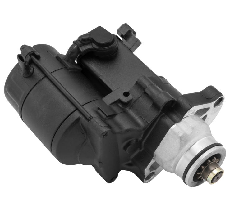 Supertorque Starter Motor 1.4 kW - Black - For 07-17 Dynas & 06-16 Big Twins - Click Image to Close