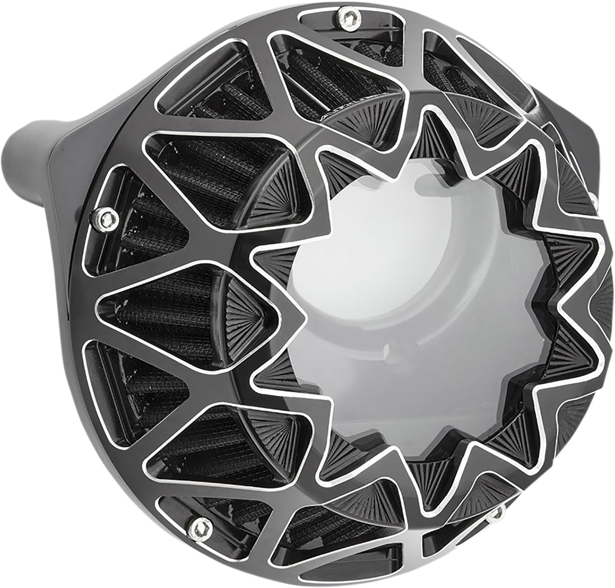Arlen Ness Crossfire Air Cleaner Black - Click Image to Close