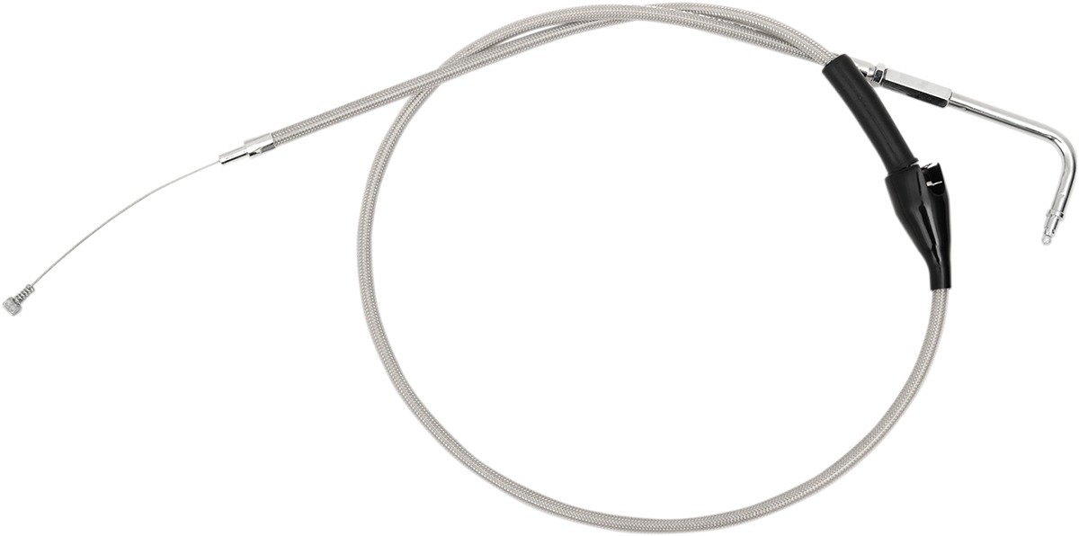 Armor Coat Idle Cable +6" w/ cruise - For 03-11 Harley FLHR FXCW FXCWC - Click Image to Close