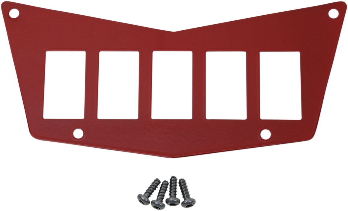 Dashplate 5Switch Red - For 08-14 Polaris RZR800 12-18 RZR570 - Click Image to Close