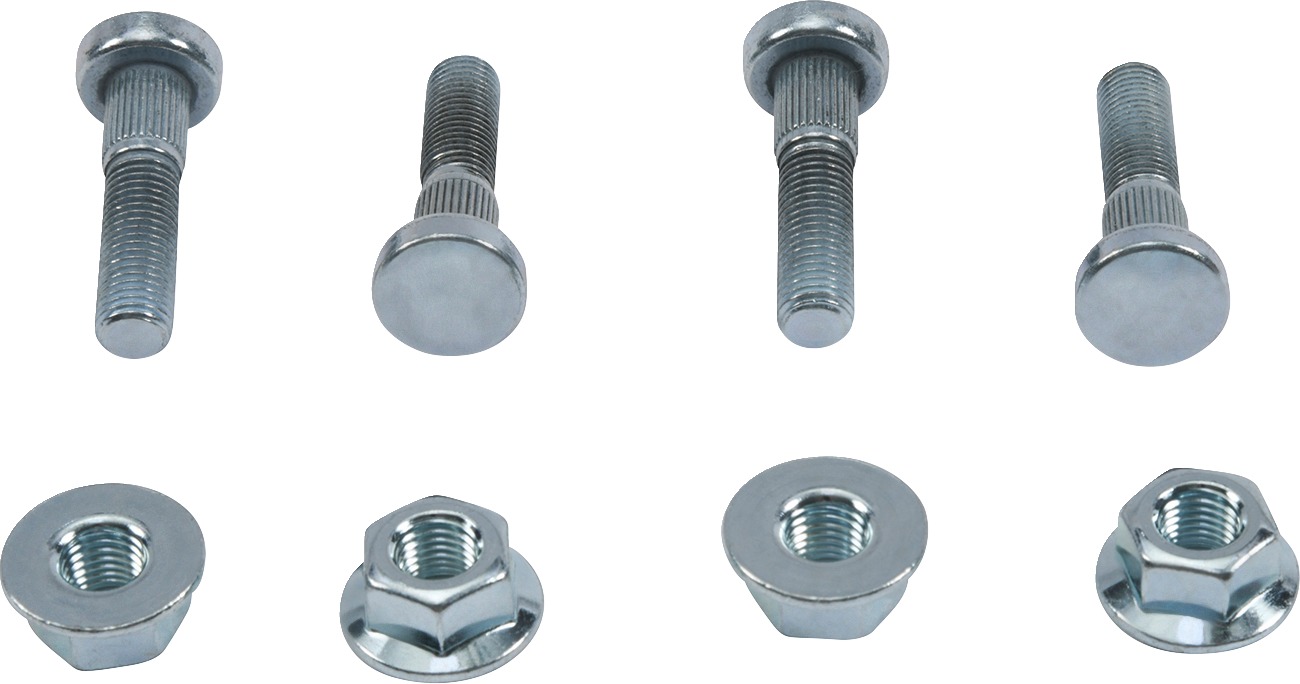 Moose Wheel Stud Nut Kit For Kawasaki KVF 300 Brute Force 2012-2024 - Click Image to Close