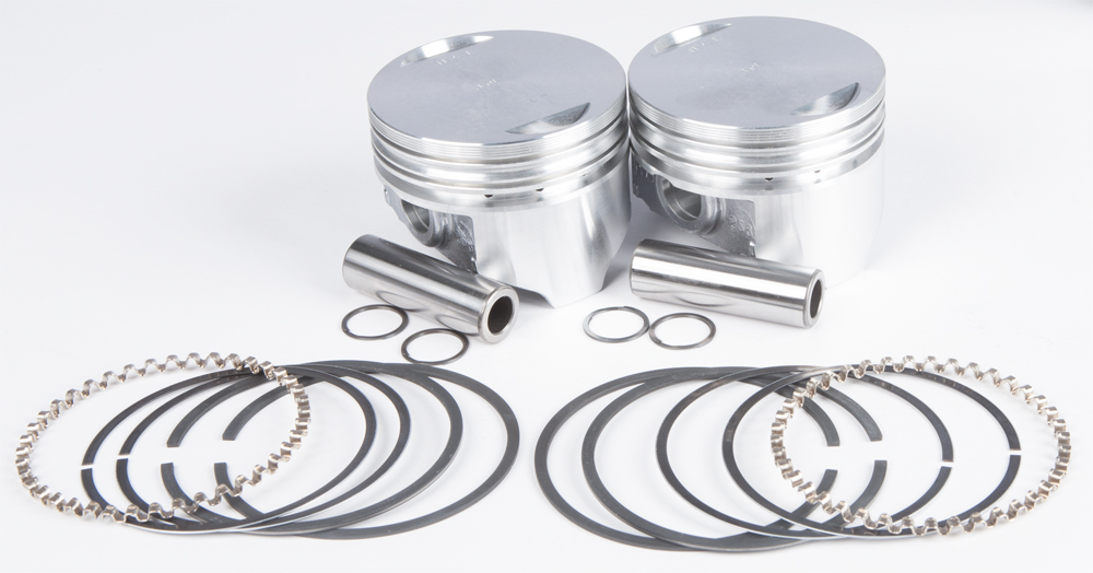 Cast Piston Kit EVO 80CI 8.6:1 +.020 - Click Image to Close