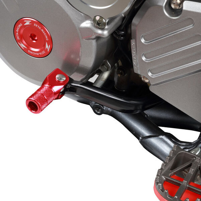 Forged Shift Lever w/ Red Tip - For DRZ400S/SM & 89-98 RMX250 - Click Image to Close