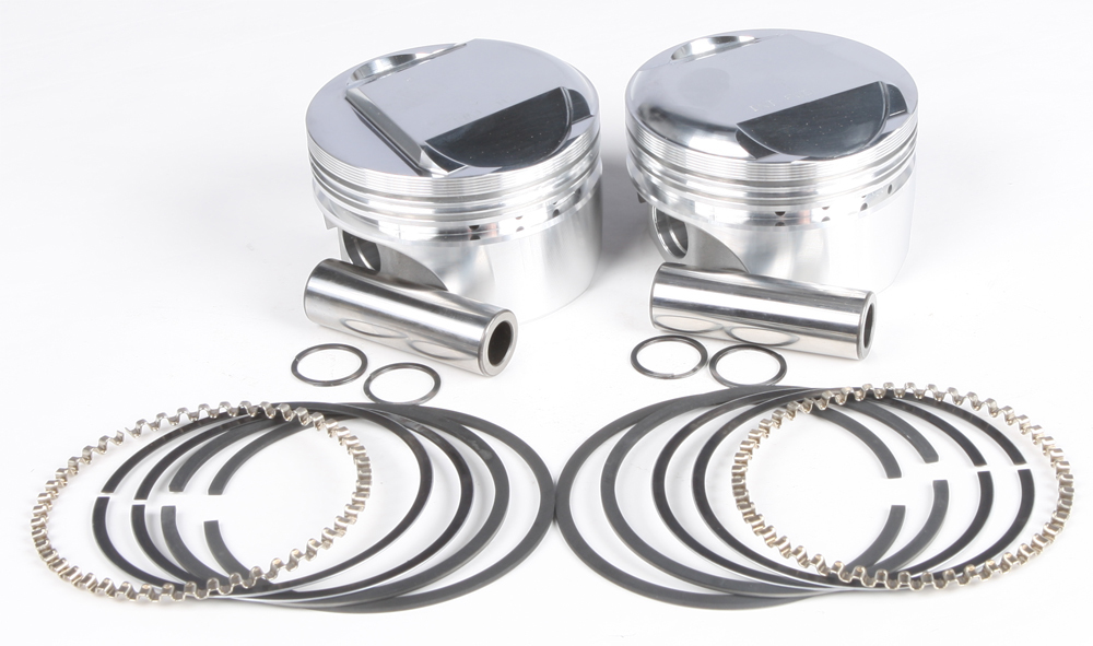 Forged Piston Kit EVO 80CI 10.5:1 +.020 - Click Image to Close