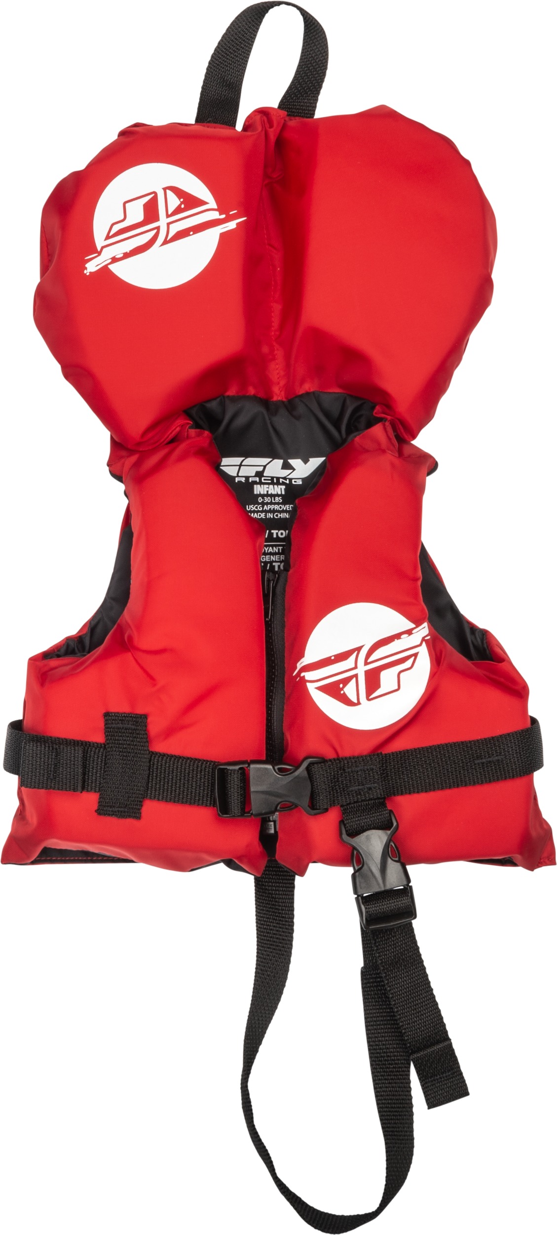 Fly Racing Infant Flotation Vest Red/White Unisex - Infant flotation vest in red/white for water safety - Click Image to Close