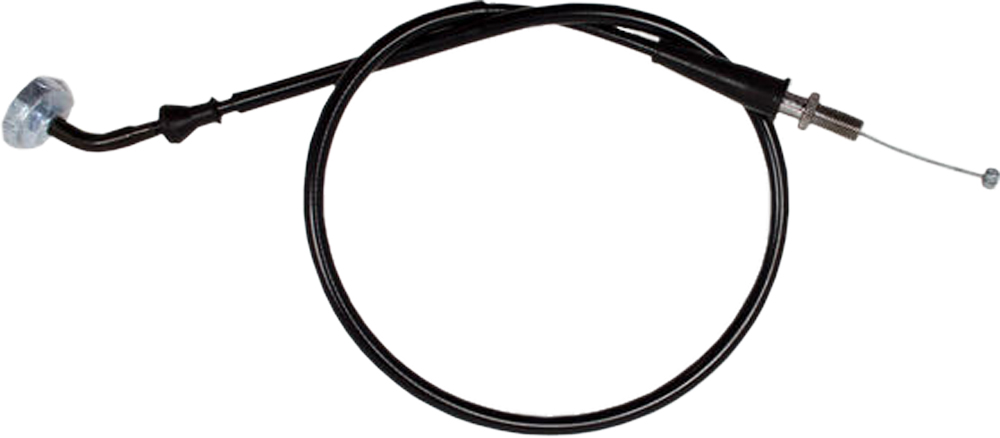 Black Vinyl Throttle Cable - Honda TRX125 ATC125M - Click Image to Close
