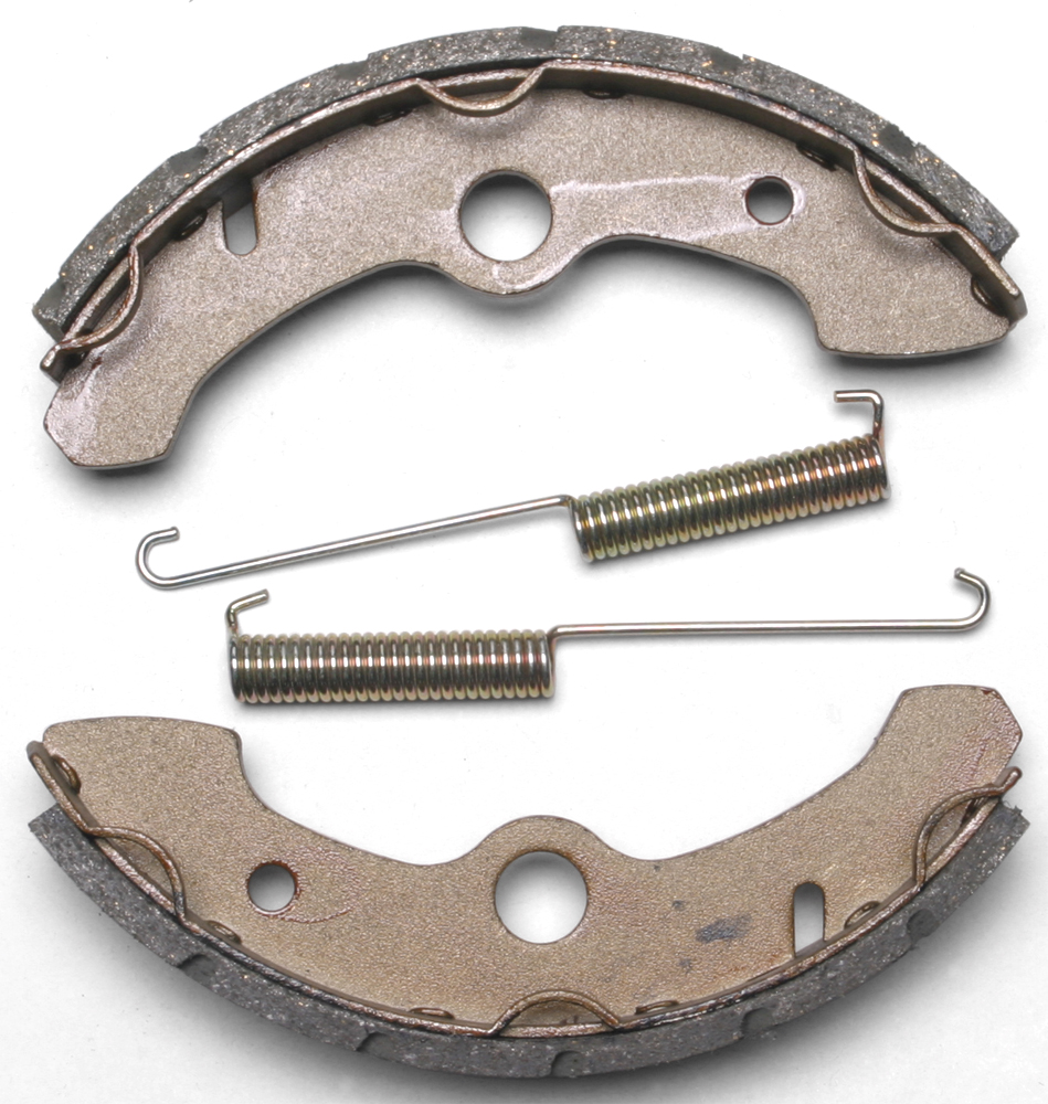 Grooved Organic Front Brake Shoes - 350 Big Bear 400 Kodiak #3HN-W2535-10-00 - Click Image to Close