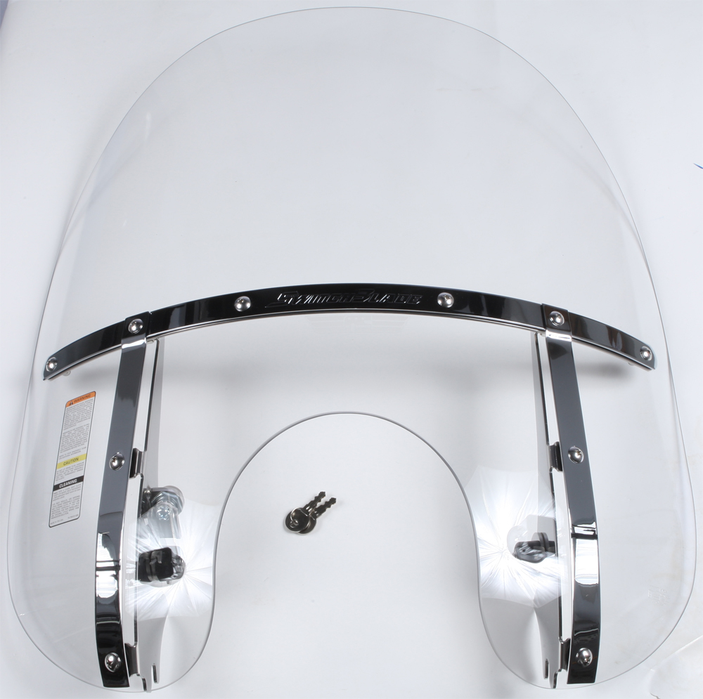National Cycle Switchblade 2-Up Windshield Clear H/D Narrow 49mm - Click Image to Close