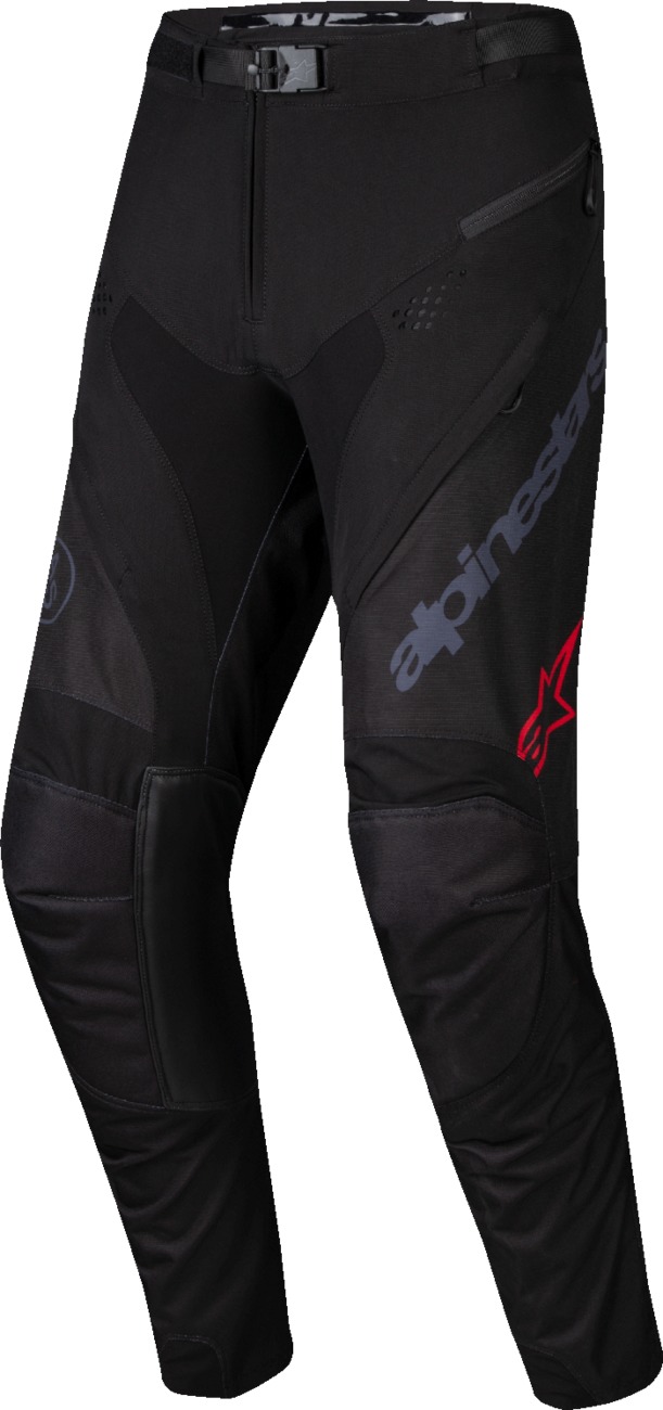 Alpinestars Pro-Dura Pants Black/Magnet/White Men's 32 - Durable off-road pants with stretch fit, size 32 - Click Image to Close