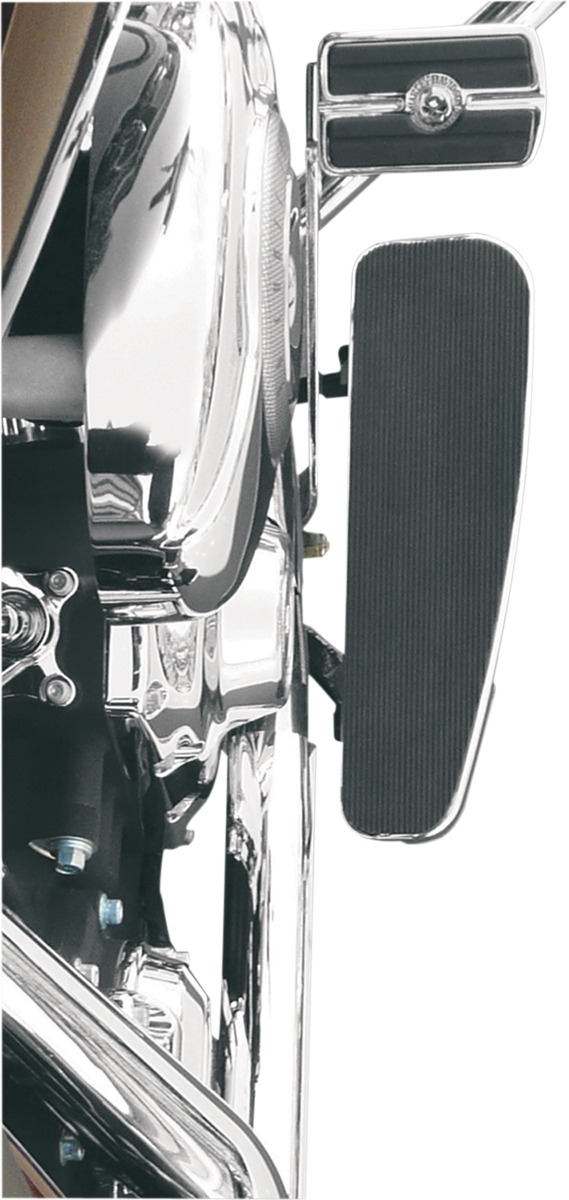 Longboard Adjustable Driver Floorboards Chrome - Click Image to Close