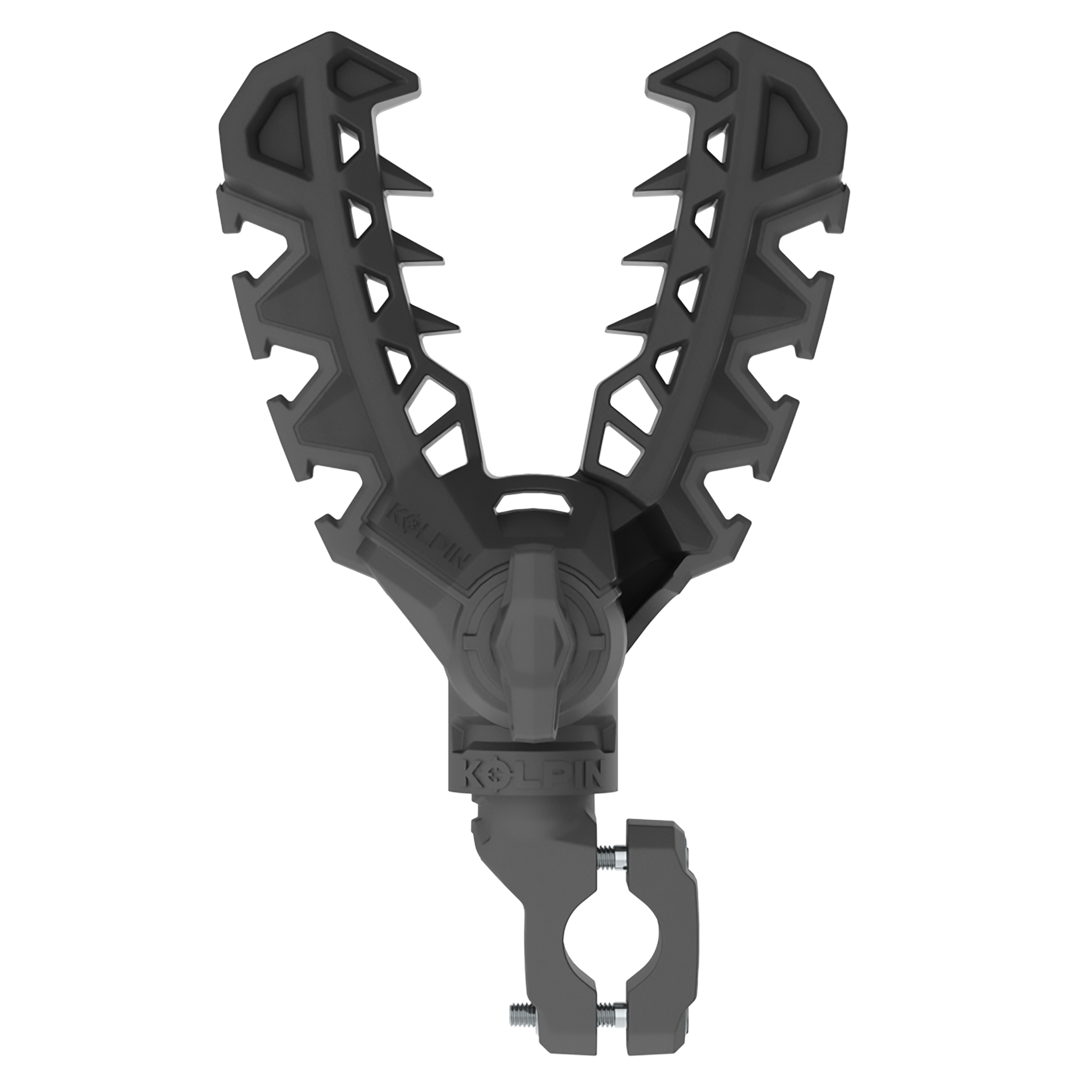 Kolpin KXP Rhino Grip XLR Bar Mount Universal ATV/UTV Gun Holder - Universal gun and gear grip for ATV/UTV bars - Click Image to Close