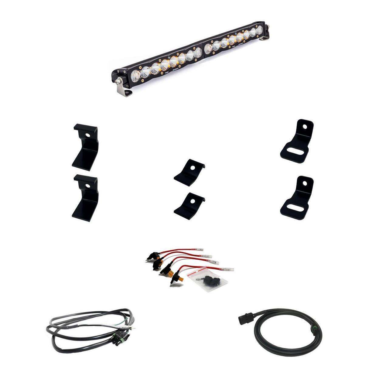 Baja Designs 20in OnX6/S8 Grill Mount Light Kit Fits 2021+ Dodge Ram TRX - Click Image to Close