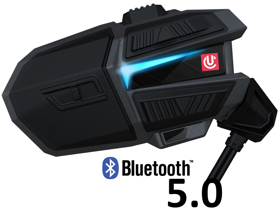 UCLEAR Motion 4 Lite Bluetooth Helmet Communicator - Bluetooth helmet communicator for up to 4 riders - Click Image to Close