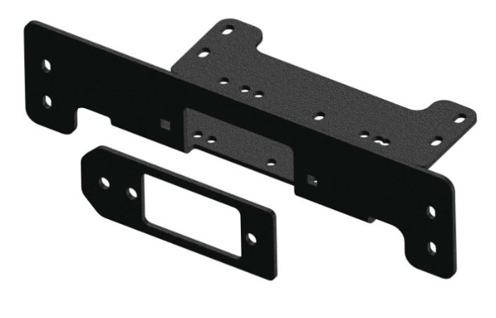 KFI Winch Mount Black Steel Fits 17-23 Kawasaki Mule 400 SX/XC - Click Image to Close