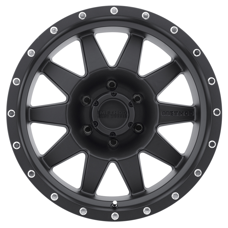 MR301 The Standard 18x9 -12mm Offset 6x5.5 108mm CB Matte Black Wheel - Click Image to Close