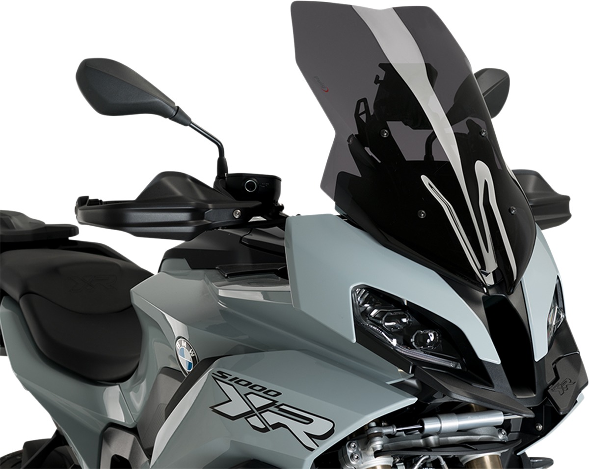 PUIG Touring Windscreen Dark Smoke For BMW S1000XR M1000XR 2020-2025 - Dark Smoke touring windscreen For BMW S1000XR M1000XR - Click Image to Close