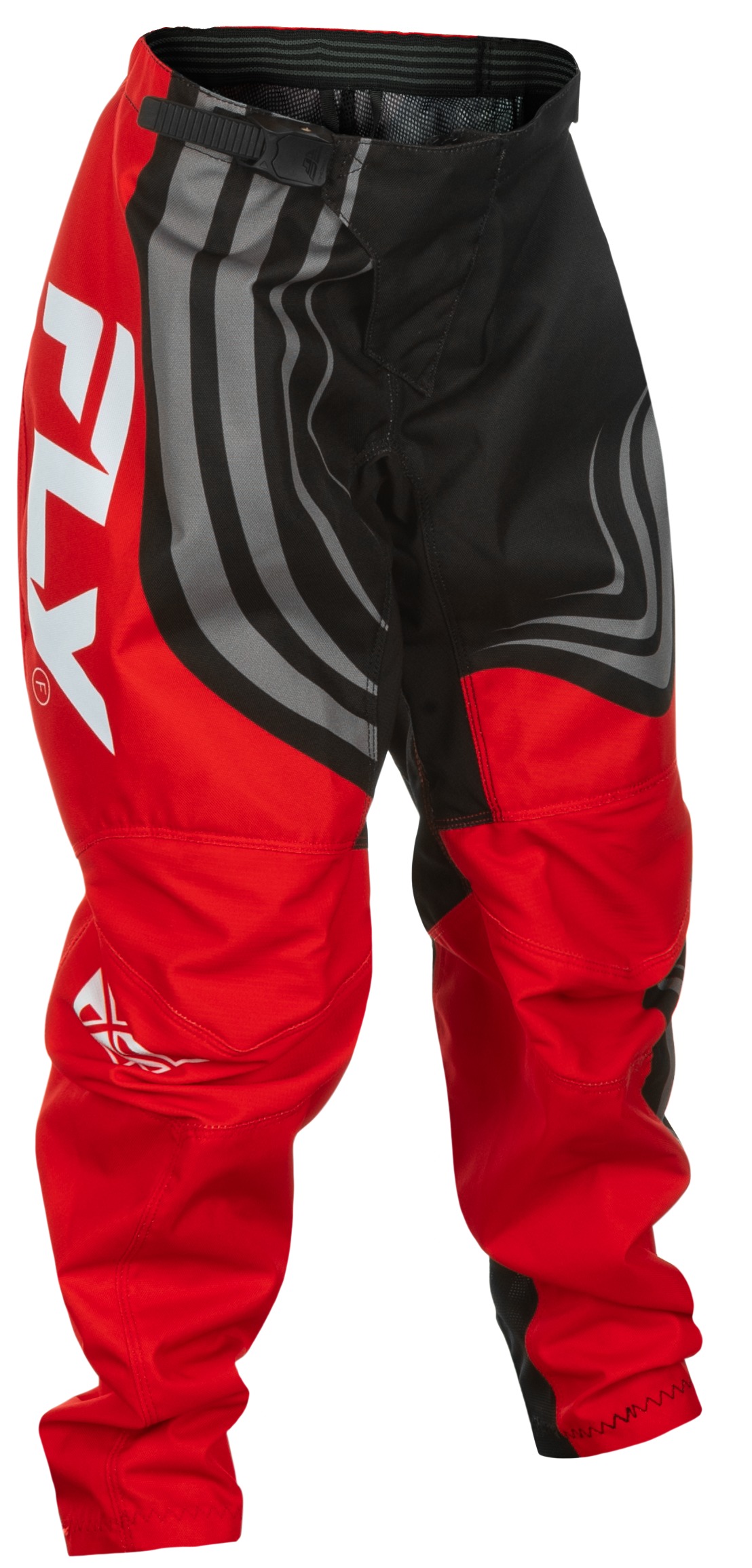 Fly Racing Youth F-16 Pants Black/Red/White Size 26 - Youth motocross pants in size 26 - Click Image to Close