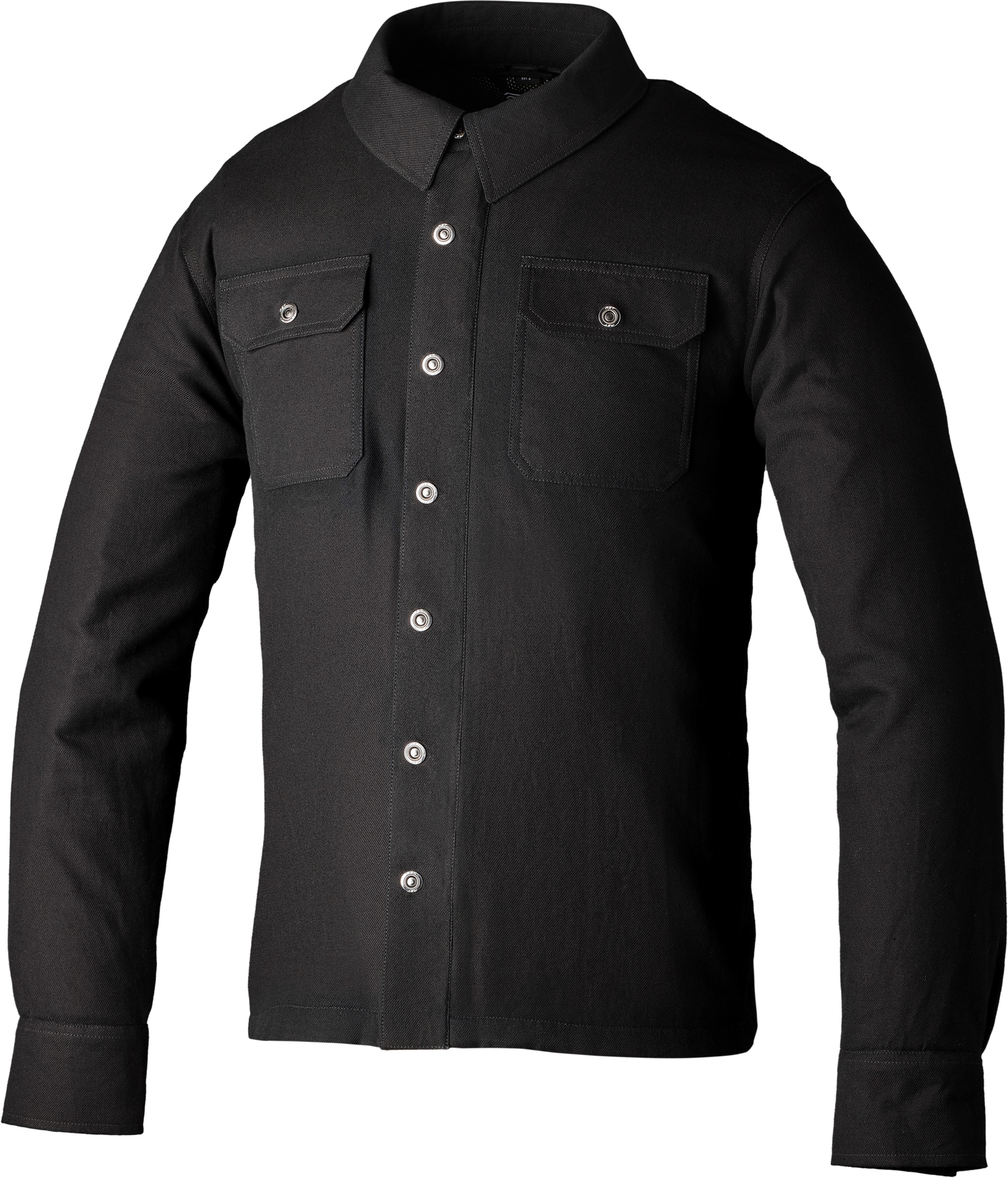 RST Kevlar Lumberjack CE Shirt Black/Check XL - Protective riding shirt with CE Level 1 armor - Click Image to Close