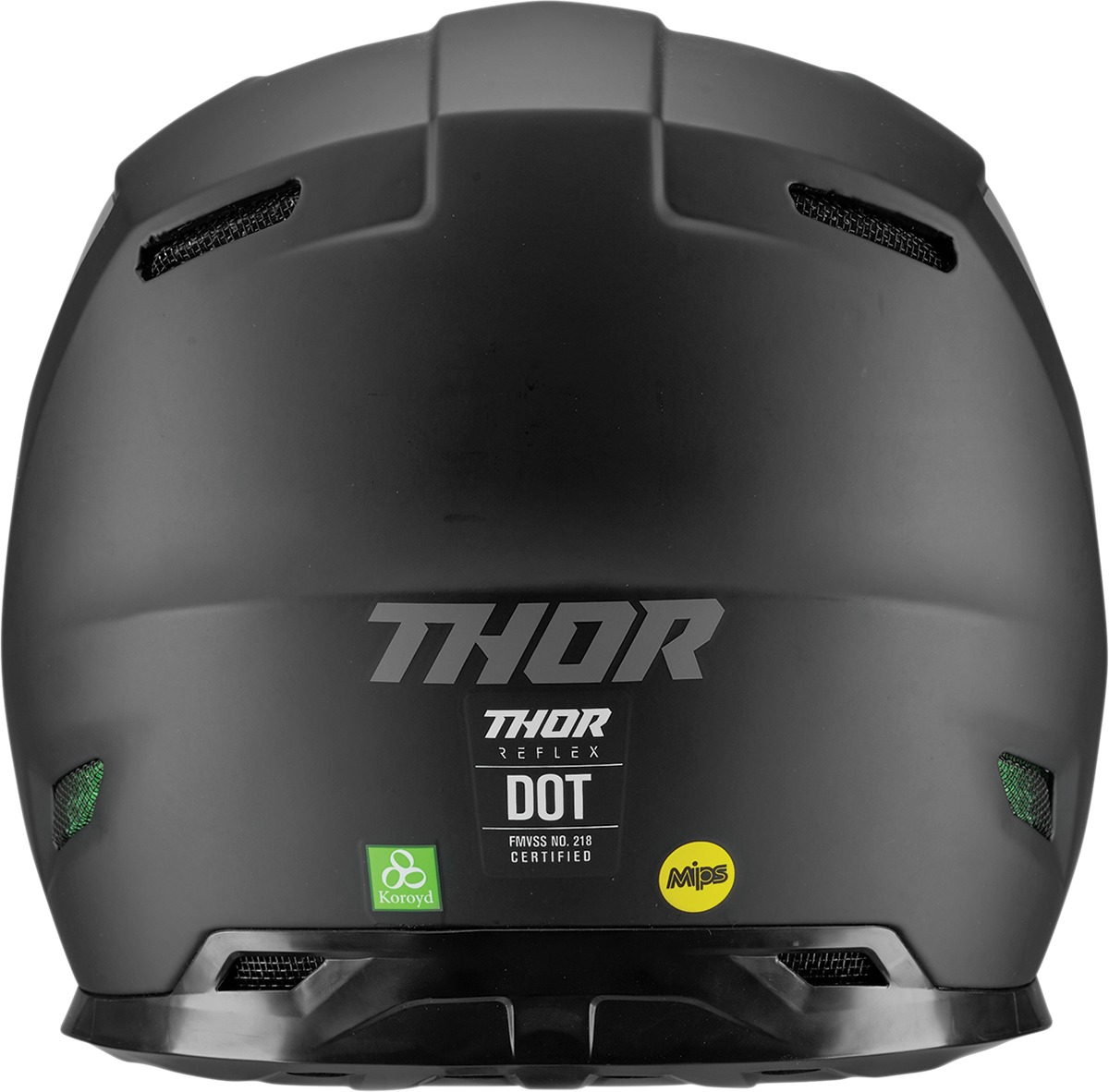 Reflex Blackout MIPS Full Face Offroad Helmet Matte Black Small - Click Image to Close
