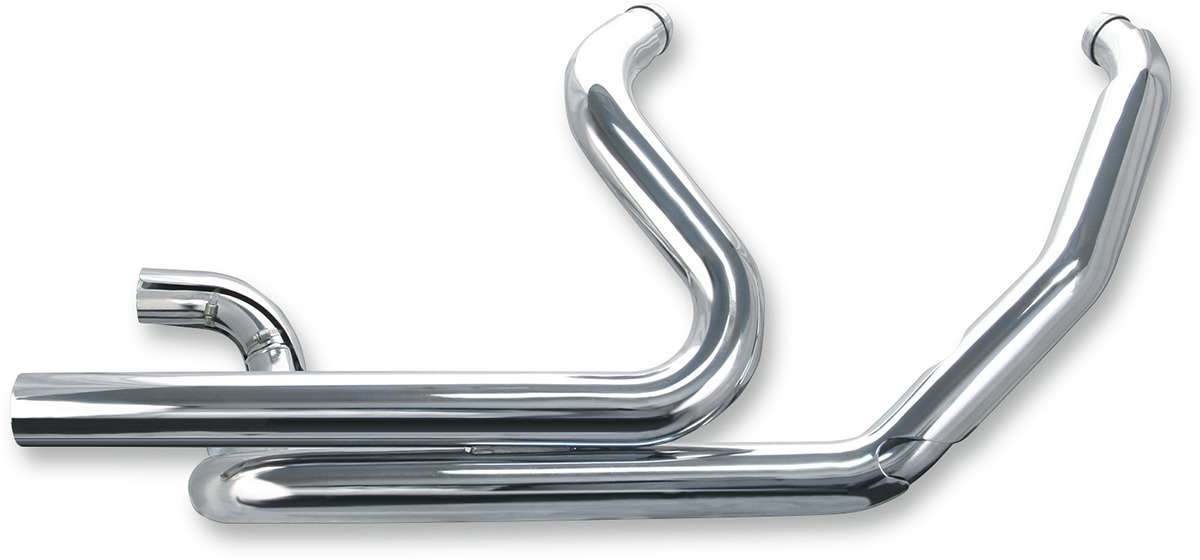 Chrome Power True Dual Exhaust Headers - For 95-08 Harley Touring - Click Image to Close