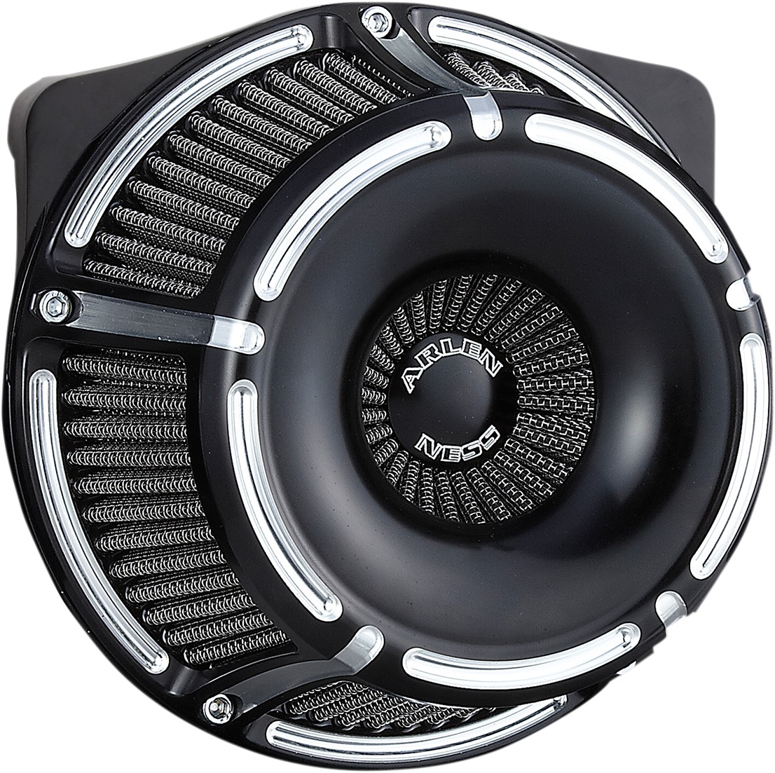 Arlen Ness Slot Track Inverted Series Air Cleaner Kit - Contrast Cut - Click Image to Close