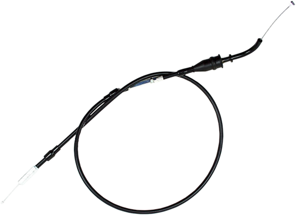 Black Vinyl Throttle Cable - Yamaha IT250/490 YTM225 Tri-Moto - Click Image to Close