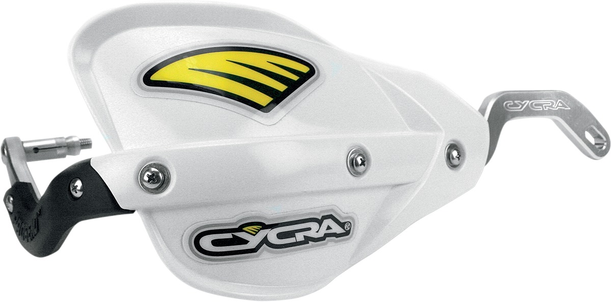 Cycra Probend Flexx Bar ATV Direct Mount Enduro Handguards - White - Click Image to Close