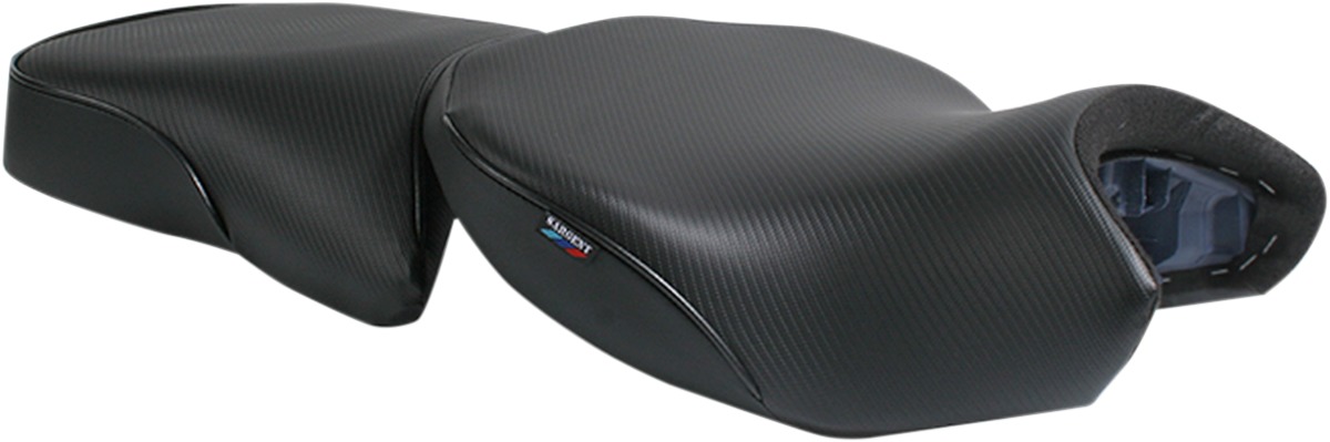 World Sport Performance Plain CarbonFX Vinyl 2-Up Seat Low - R1200GS - Click Image to Close