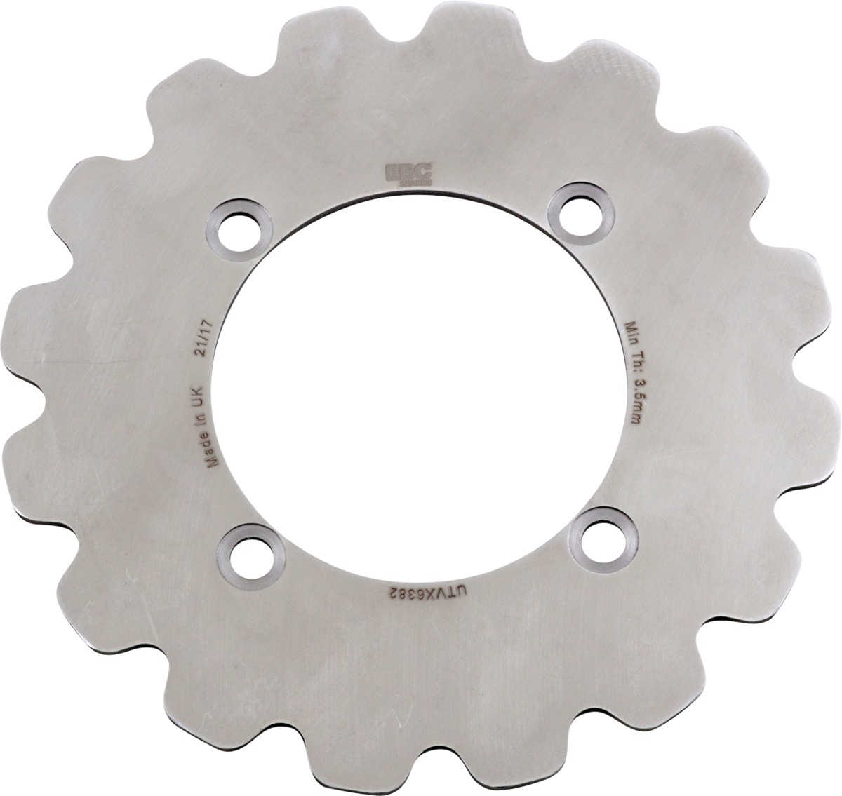 Contour Solid Front Brake Rotor 206mm - Click Image to Close