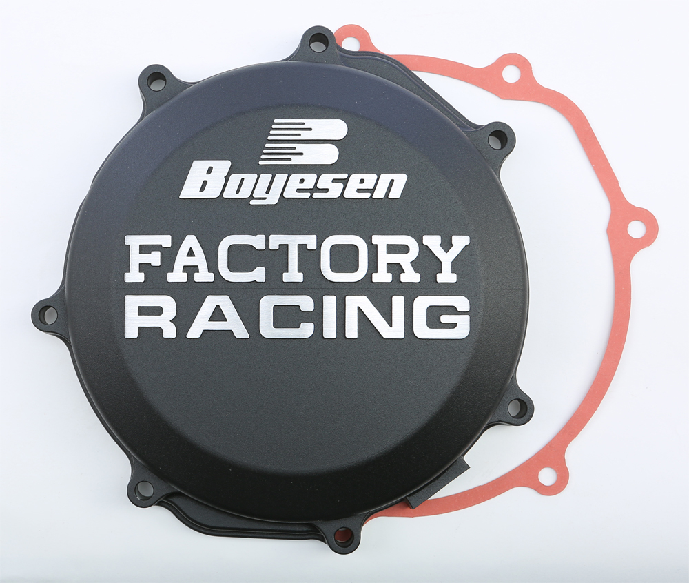 Factory Racing Clutch Cover - Black - For 10-18 WR450F YZ450F/FX - Click Image to Close