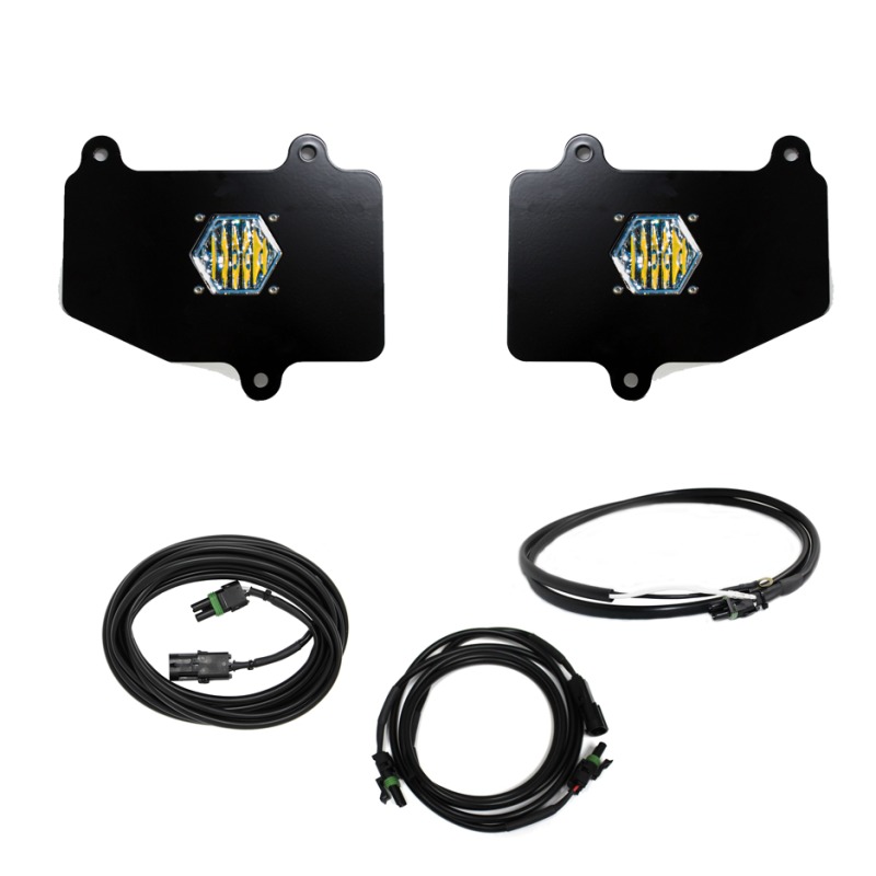 Baja Designs Dual S1 Reverse Kit w/ Upfitter Fits 18+ Jeep Wrangler JT - Click Image to Close