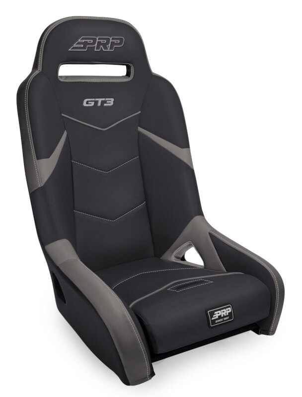 PRP GT3 Suspension Seat Black/Gray For Polaris RZR PRO XP/R/Turbo R - Black/Gray GT3 seat for Polaris RZR PRO XP/PRO R/Turbo R - Click Image to Close