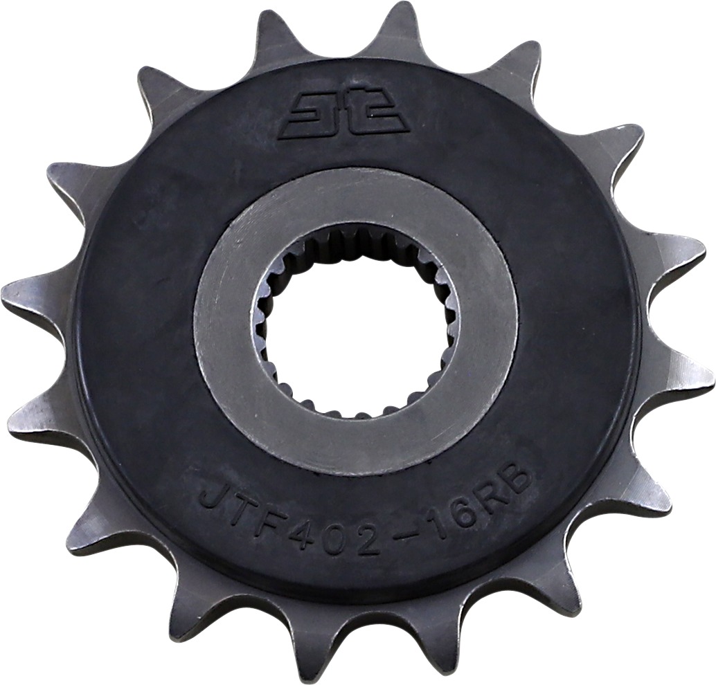 Front Steel Countershaft Sprocket w/ Rubber Damper - 16 Tooth 520 - Click Image to Close