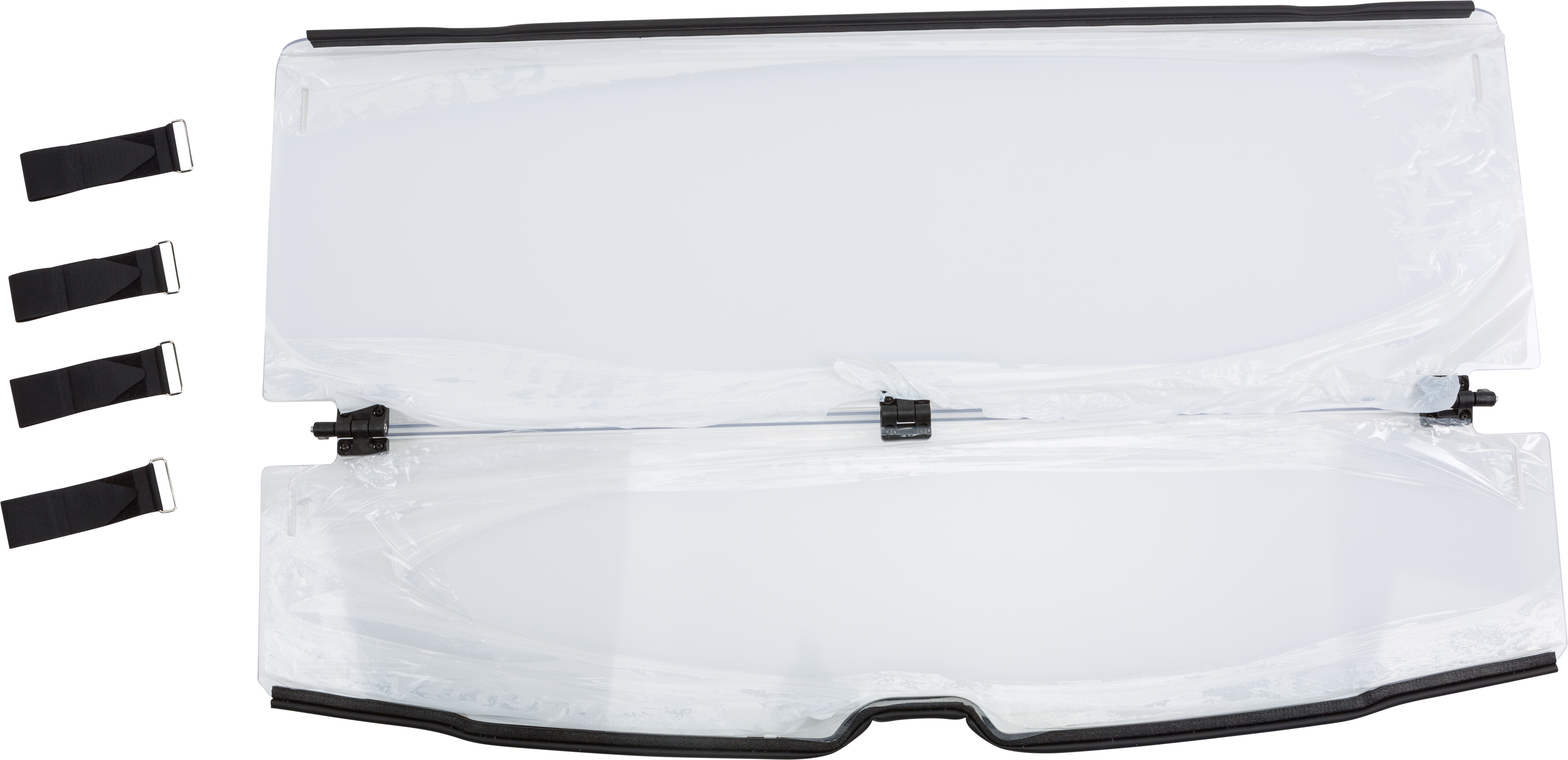 Clear Folding Windshield - For 13-19 CFMOTO UFORCE 800 - Click Image to Close
