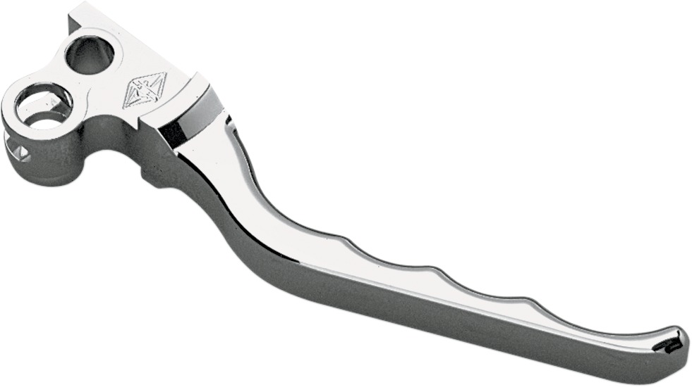 Grooved Billet Aluminum Hydraulic Brake Lever Chrome - Click Image to Close