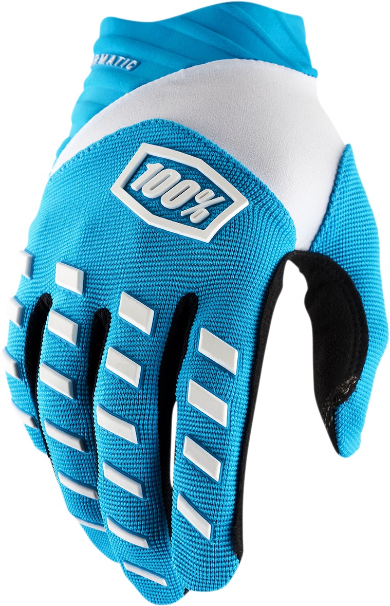 100% Men's Airmatic Off-Road Gloves Blue 2XL - Click Image to Close