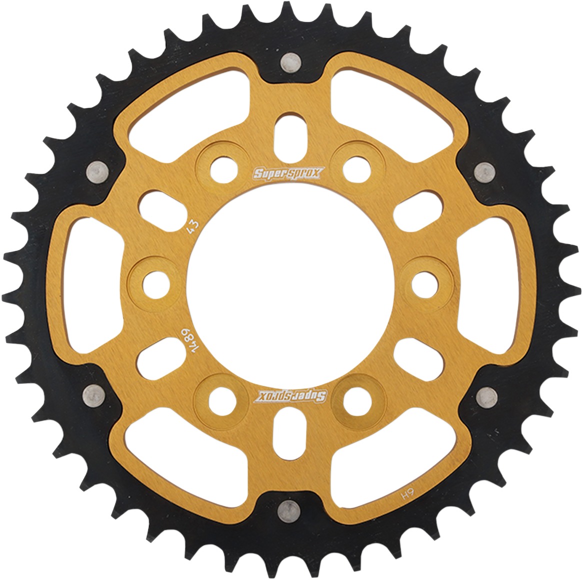 43T Sprocket Gold - Click Image to Close