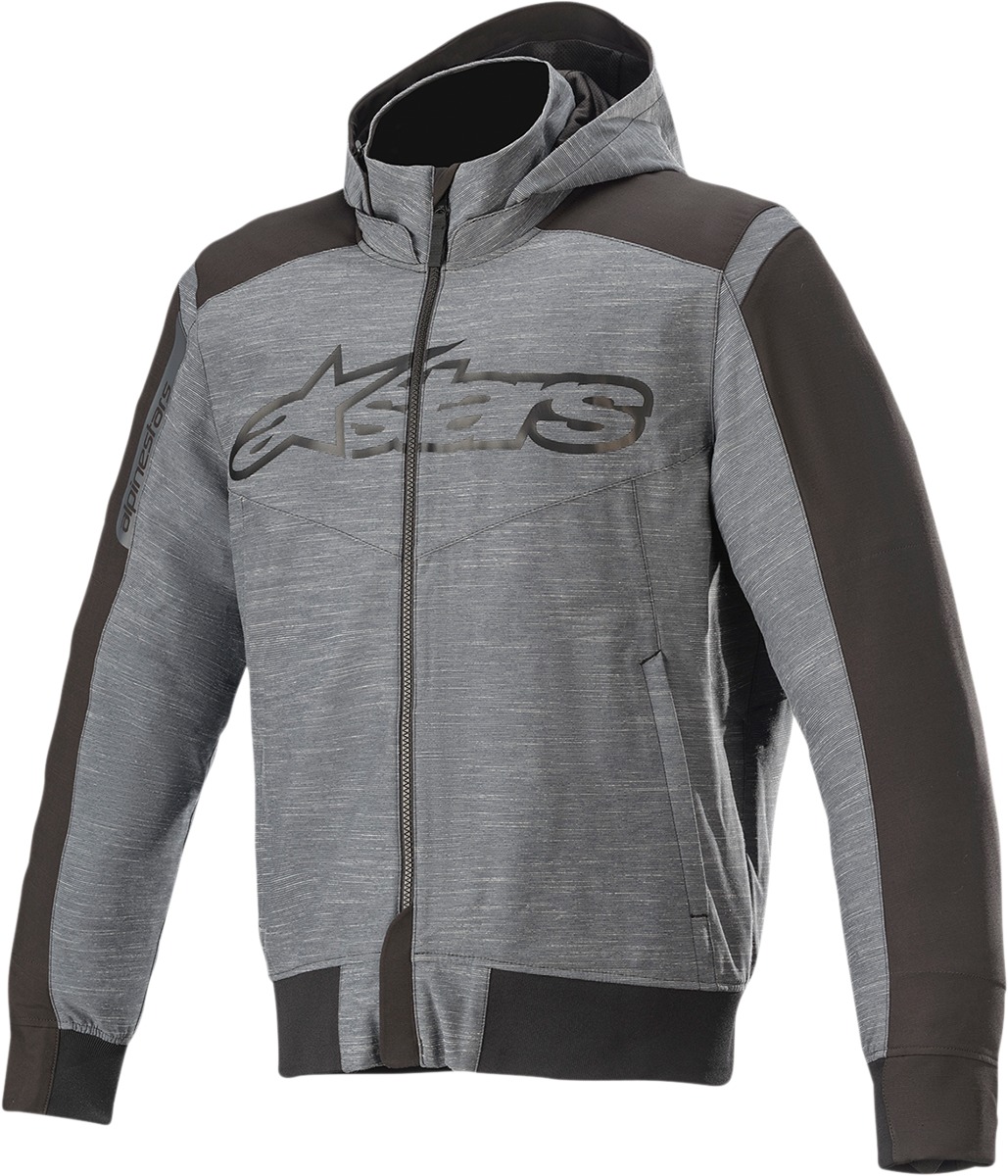 Black & Gray Rhod Armored Hoodie Jacket Large - Click Image to Close