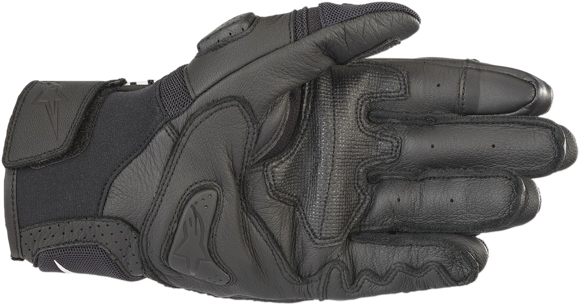 SPX Air Carbon V2 Motorcycle Gloves Black Large - Click Image to Close