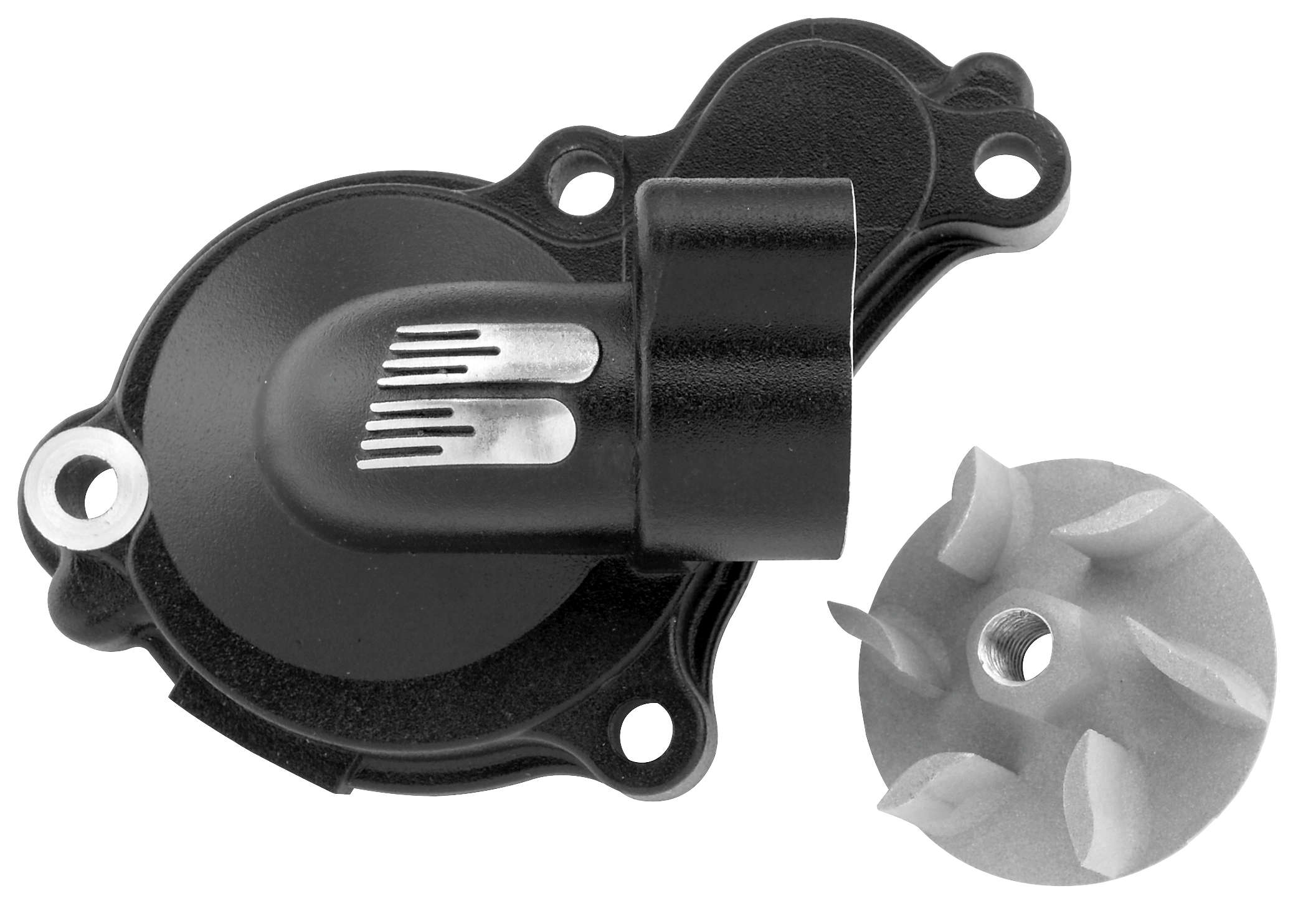 Waterpump Cover Impeller Kit - Black - For 00-09 Yamaha YZ426 / YZ450F & 00-15 WR426 / WR450F - Click Image to Close