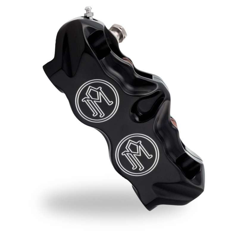 Performance Machine 4-Piston Radial Caliper Left Contrast Cut - Click Image to Close