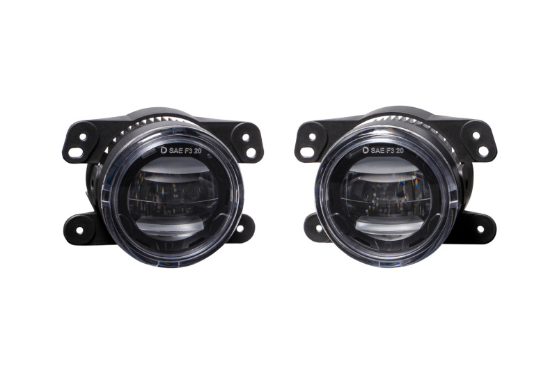 Elite Series Type M Fog Lamps - White (Pair) by Diode Dynamics - Click Image to Close