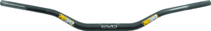 ProTaper EVO YZ High Handlebar - Black - Unbraced EVO handlebar, YZ High bend, black - Click Image to Close