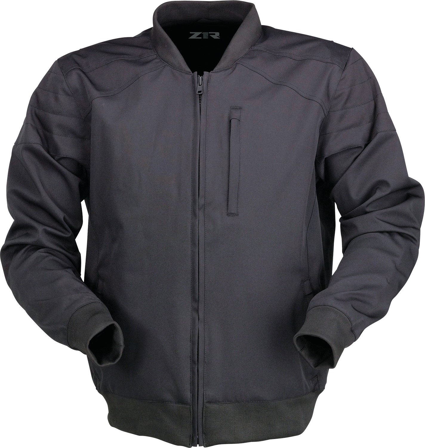 Z1R Shaman Bomber Jacket Black 3XL Men's - Men's 3XL black bomber jacket with armor - Click Image to Close