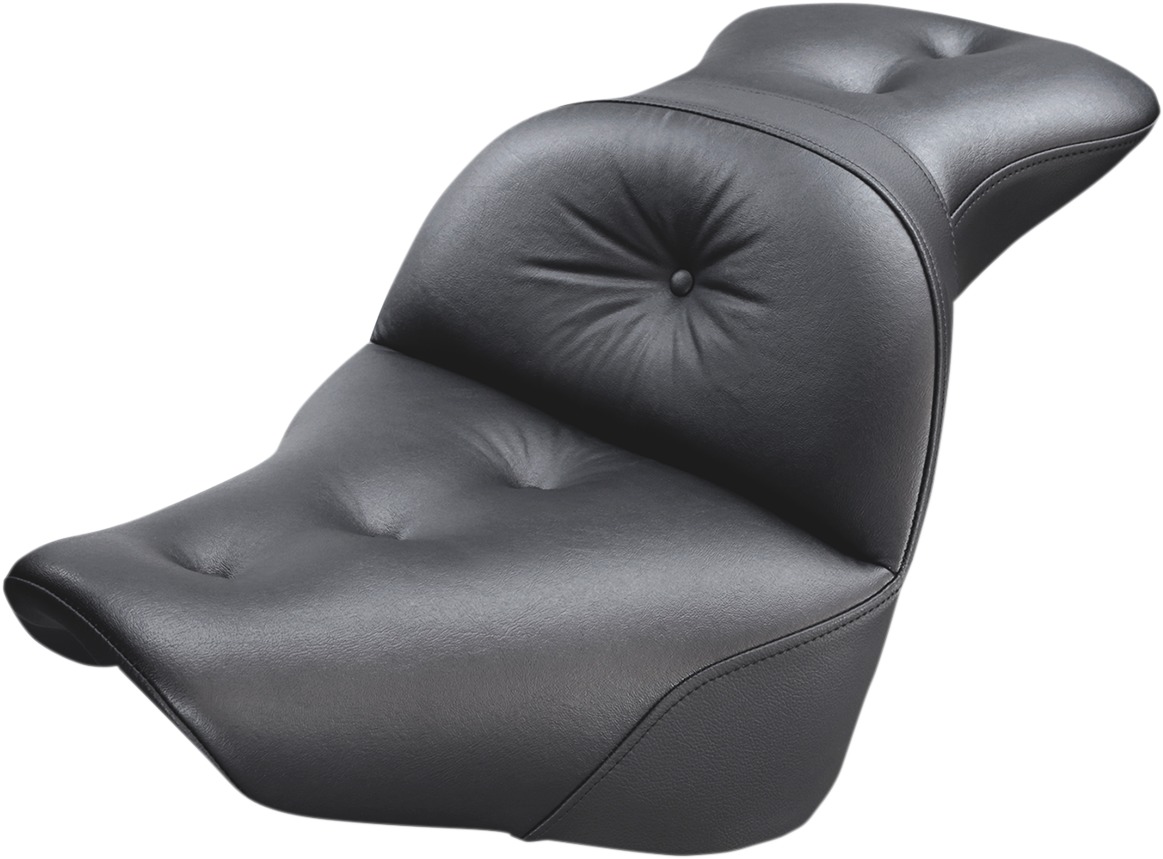 Saddlemen Explorer RoadSofa RS Seat Black For Harley FXBR FLFBS FLFB - Touring seat for Harley FXBR, FLFBS, FLFB - Click Image to Close