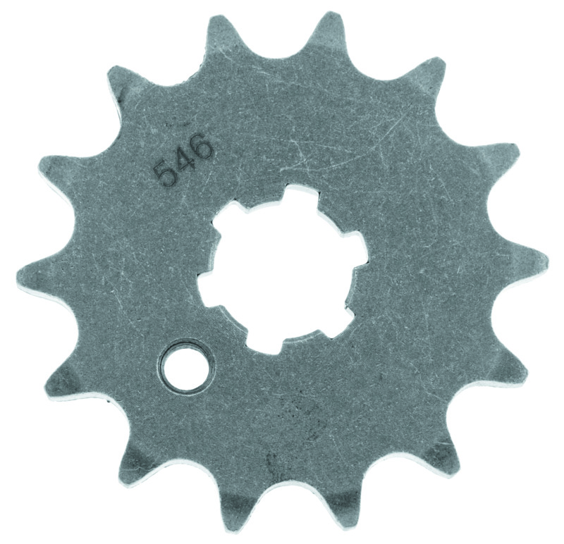 BikeMaster Front Sprocket 420 15T for Kawasaki - 15 tooth front sprocket 420 For Kawasaki - Click Image to Close