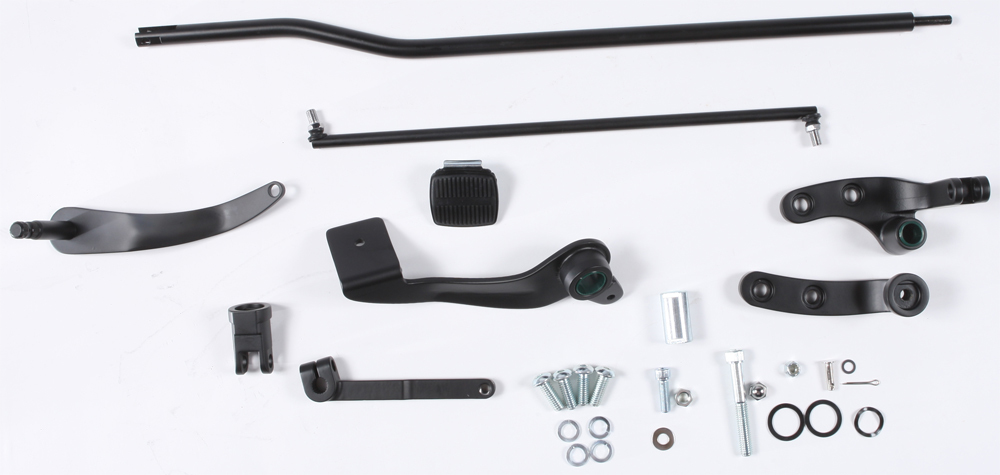 Forward Control Kit Black - For 06-17 HD Dyna - Click Image to Close